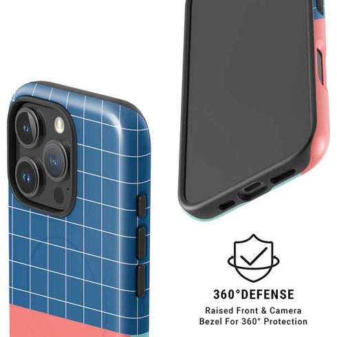 Checkered Split iPhone 16 Pro Magsafe Impact Case